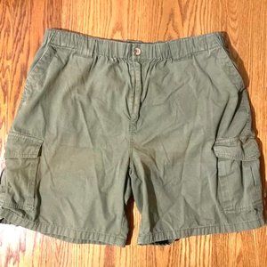 Joe Marlin Green Cargo Shorts Size XL
